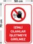 Izinli Olanlar Işletmeye Giremez Levhası - Sac Malzeme 50X70 cm 2