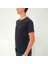 Erkek Siyah T-Shirt Bisiklet Yaka Basic 2
