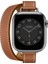 Hermes Kordon Attelage Model Apple Watch 42/44/45 mm Uyumlu (Logolu) 3