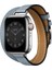 Hermes Kordon Attelage Model Apple Watch 42/44/45 mm Uyumlu (Logolu) 2