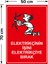 Elektirikçinin Isini Elektirikçiye Bırak Levhası - Dekote Malzeme 50X70 cm 2