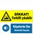 Dikkat Forklift Çıkabilir Köşelerde Dur Levhası - Dekote Malzeme 25X35 cm 1