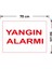 Yangın Alarmı Levhası - Dekote Malzeme 50X70 cm 2