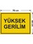 Yüksek Gerilim Levhası - Dekote Malzeme 50X70 cm 2