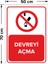 Devreyi Açma Levhası - Dekote Malzeme 50X70 cm 2