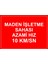 Maden Isletme Sahası Azami Hız 10 Km Levhası - Dekote Malzeme 35X50 cm 1
