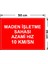 Maden Isletme Sahası Azami Hız 10 Km Levhası - Dekote Malzeme 35X50 cm 2