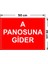 A Panosuna Gider Levhası - Sac Malzeme 35X50 cm 2