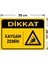 Dikkat Kaygan Zemin Levhası - Dekote Malzeme 25X35 cm 2