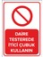 Daire Testerede Itici Çubuk Kullanın Levhası - Dekote Malzeme 50X70 cm 1