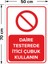 Daire Testerede Itici Çubuk Kullanın Levhası - Dekote Malzeme 50X70 cm 2