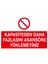 Kapasiteden Daha Fazlasını Asansöre Yükleme Levhası - Dekote Malzeme 35X50 cm 1