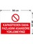 Kapasiteden Daha Fazlasını Asansöre Yükleme Levhası - Dekote Malzeme 35X50 cm 2