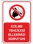 Ezilme Tehlikesi Ellerinizi Koruyun Levhası - Dekote Malzeme 50X70 cm 1