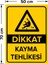 Dikkat Kayma Tehlikesi Levhası - Dekote Malzeme 50X70 cm 2