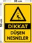 Dikkat Düşen Nesneler Levhası - Sac Malzeme 35X50 cm 2