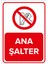 Ana Şalter Levhası - Dekote Malzeme 50X70 cm 1