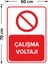 Çalışma Voltajı Levhası - Sac Malzeme 50X70 cm 2