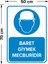 Baret Giymek Mecburidir Levhası - Dekote Malzeme 50X70 cm 2