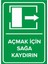 Açmak Için Sağa Kaydırın Levhası - Dekote Malzeme 35X50 cm 1