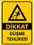 Dikkat Düşme Tehlikesi Levhası - Dekote Malzeme 50X70 cm 1