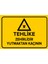 Tehlike Zehirlidir Yutmaktan Kaçının Levhası - Dekote Malzeme 35X50 cm 1