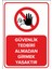 Güvenlik Tedbiri Almadan Girmek Yasaktır Levhası - Dekote Malzeme 35X50 cm 1