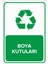 Boya Kutuları Levhası - Dekote Malzeme 25X35 cm 1