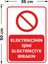 Elektrikcinin Işini Elektrikciye Bırakın Levhası - Dekote Malzeme 35X50 cm 2