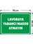 Lavobaya Yabancı Madde Atmayın Levhası - Dekote Malzeme 50X70 cm 2