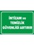 Intizam ve Temizlik Güvenliği Artırır Levhası - Dekote Malzeme 50X70 cm 1