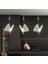 Elegance Butterfly Modern Kelebek Tasarım Üçlü Sarkıt LED Avize Sıralı Yemek Masası Gold Sarı 2