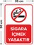 Sigara Içmek Yasaktır Levhası - Dekote Malzeme 35X50 cm 2