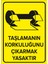 Taşlamanın Korkuluğunu Çıkarmak Yasaktır Levhası - Dekote Malzeme 35X50 cm 1