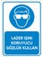 Lazer Işını Koruyucu Gözlük Kullan Levhası - Dekote Malzeme 25X35 cm 1