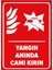 Yangın Anında Camı Kırın Levhası - Dekote Malzeme 25X35 cm 1