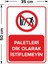 Paletleri Dik Olarak Istiflemeyin Levhası - Dekote Malzeme 35X50 cm 2