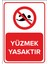 Yüzmek Yasaktır Levhası - Dekote Malzeme 35X50 cm 1