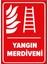 Yangın Merdiven Levhası - Dekote Malzeme 25X35 cm 1