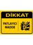 Dikkat Patlayıcı Madde Levhası - Dekote Malzeme 25X35 cm 1
