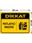 Dikkat Patlayıcı Madde Levhası - Dekote Malzeme 25X35 cm 2