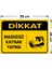 Dikkat Maskesiz Kaynak Yapma Levhası - Dekote Malzeme 25X35 cm 2