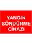 Yangın Sondurme Cihazi Levhası - Dekote Malzeme 25X35 cm 1