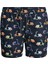Normal Desenli Lacivert Erkek Şort 1
