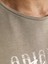 O Yaka Regular Fit Baskılı Kahve Erkek T-Shirt - 12205957_Jorjungle Script Tee 6