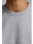 Bisiklet Yaka Baskılı Sweatshirt- Basic 7