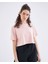 Authentic Ghigax Kadın Açık Pembe Oversize Fit Tişört 2