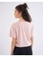 Authentic Ghigax Kadın Açık Pembe Oversize Fit Tişört 5