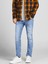 12203510_Jjiglenn Jjoriginal Mf 030 Düşük Bel Skinny Fit Düz Erkek Denim Pantolon 3