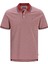 Jack & Jones 12169064_Jprbluwin Polo SsPolo Yaka Regular Fit Düz Koyu KırmızıErkek T-Shirt 1